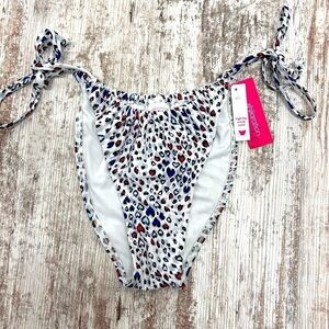 HIGH-LEG Scoop String Bikini Bottom - Xhilaration - L